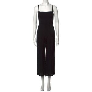 Reformation Square Neckline Cropped Jumpsuit - Size 2P